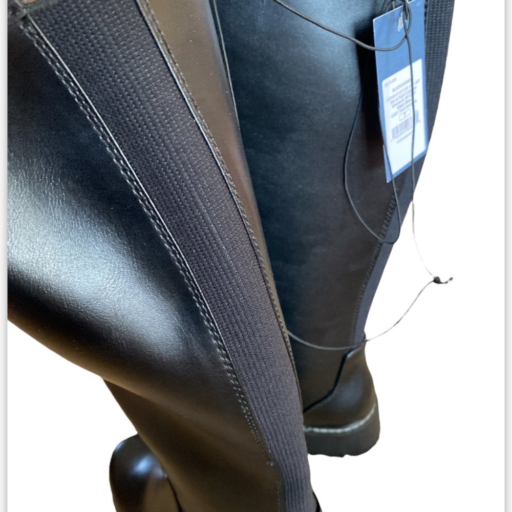 Universal Thread Sleek Black Knee-High Boots - image 8